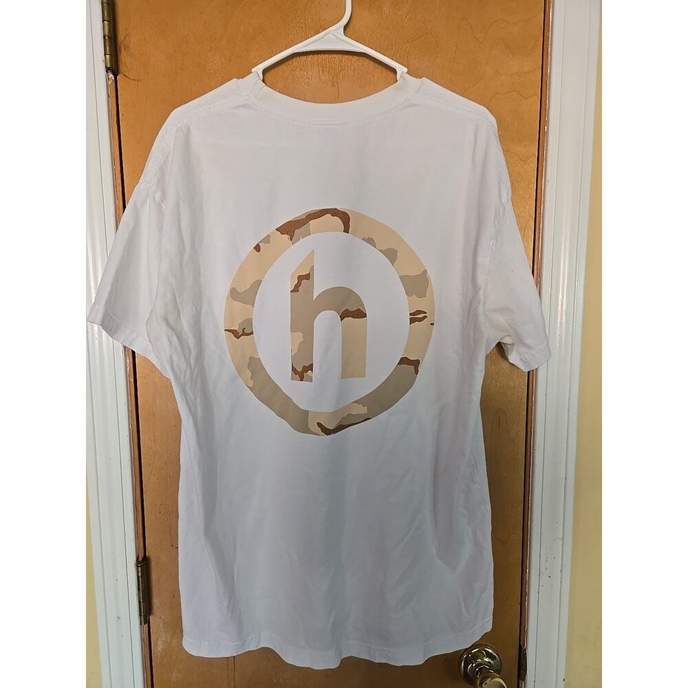 HIDDEN NY Men's Classic Logo T-Shirt SZ L Camo Style